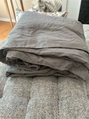 Room Essentials Gray Queen/Full duvet set